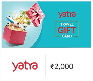 Yatra Gift Voucher 20% Off